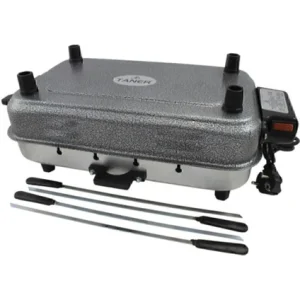 format_webp (4) Taner Mega Boy Elektrikli Izgara - Kokusuz, Dumansız, 1200W, Paslanmaz Çelik, 38x23x5,4 cm