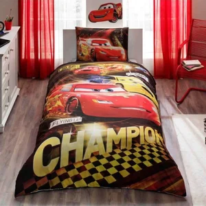 Taç Lisanslı Yatak Örtüsü Cars Champions