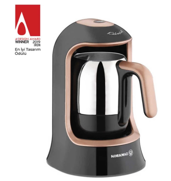 Korkmaz A860-02 Kahvekolik Otomatik Kahve Makinesi -Rosegold
