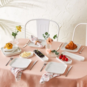 resim_2025-09-16_172542035 Emsan Yeni Mısra Porselen 12 Parça 6 Kişilik Kahvaltı Servis Takımı Beyaz