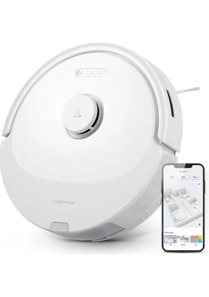Roborock Vacuum Cleanner Q8 Max Robot Süpürge Beyaz